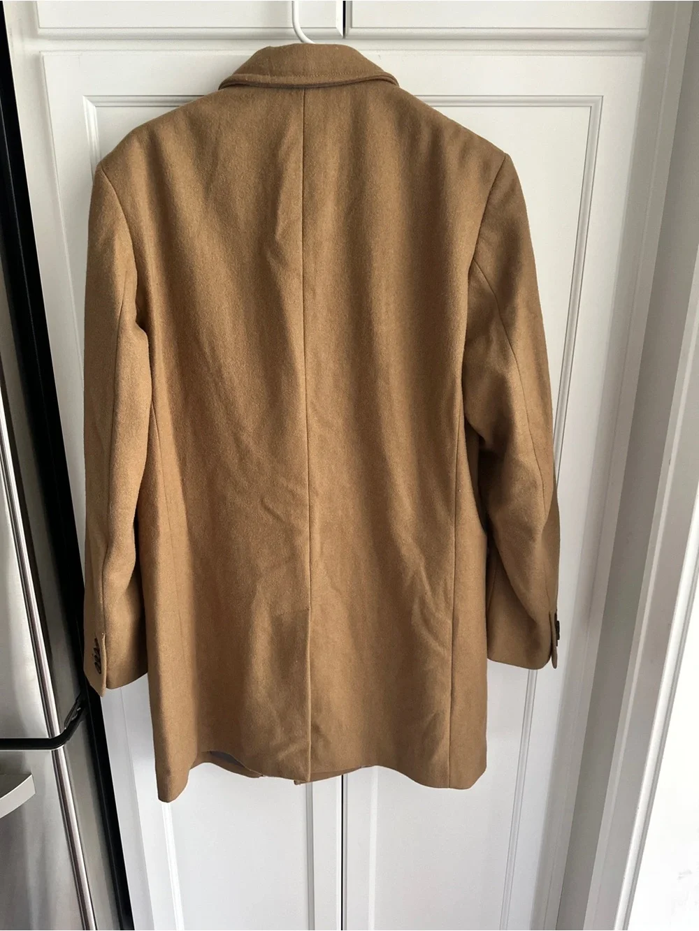 Banana Republic Men's Camel Wool Mix Coat Size M